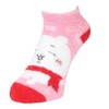 Small Planet Chiikawa Women's Thermal Socks, Fluffy Socks, Snow/Chiikawa, Pink