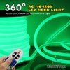 IEKOV [Upgrade] 360° LED NEON Light, AC 110-120V Flexible 360