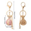 Honbay 1PCS Dollar Symbol Keychain Good Luck Fortune Bag Pendant