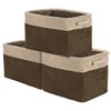 Sorbus Storage Large Basket Set [3-Pack] - 15 L x