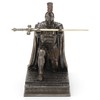 Veronese Design 7 1/8" Tall Roman Centurion Commander Kneeling Letter