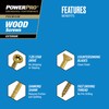 Power Pro Premium Exterior Wood Screws, #9 x 3 Inch