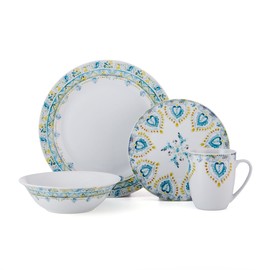 Fitz & Floyd Fitz and Floyd Jodhpur 32 Piece Dinnerware Set, Service For 8, Multiolor
