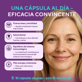 Vitamina Suplint 400 Huesos Sistema Inmune Suplemento Vegano Cápsulas