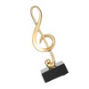 AUNMAS Figura de Nota Musical, Estatua de Nota Musical Dorada