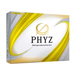 Bridgestone Golf Balls 19PHYZ Yellow, 12 Balls