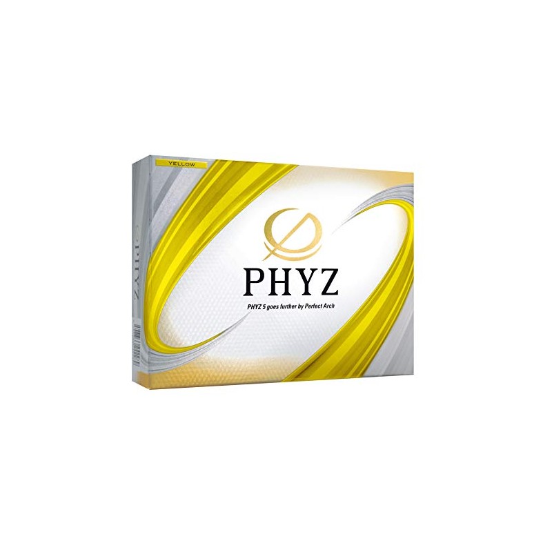 Bridgestone Golf Balls 19PHYZ Yellow, 12 Balls