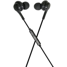 Magnavox MHP4857-BK Ear Buds with Microphone in Black | Available in Black & White | Ear Buds Wired with Microphone | Extra Value Comfort Stereo Earbuds Wired | Durable Rubberized Cable |