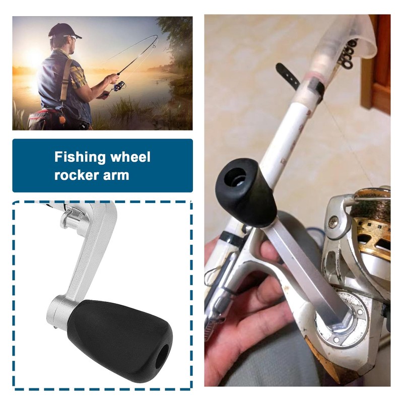 eMagTech Fishing Reel Handle Foldable Fishing Reel Power Handle Replacement