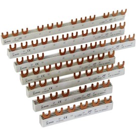 Eaton 215639 Phase Rail, 3Ph, 10q mm, Fork, 12TE, 1 Piece Busbar