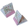 Mibella 12pcs Matchbox Nail Files Set Travel Nail Files Floral
