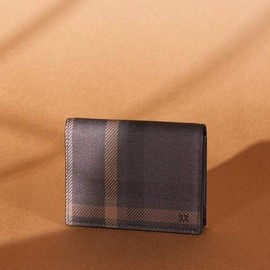 Daks (신세계강남점)DBHO4F825W3 명함카드지갑(지폐수납)TARTAN CLASSIC브라운 컬러 콤비 타탄 PVC (DB HOF) DBHO4F825W3 Business Card Wallet (Cash Storage) TARTAN CLASSIC Brown Color Combination Tartan PVC