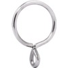 Metal One Line Curtain Rings with Eyelets with Inner Diameter