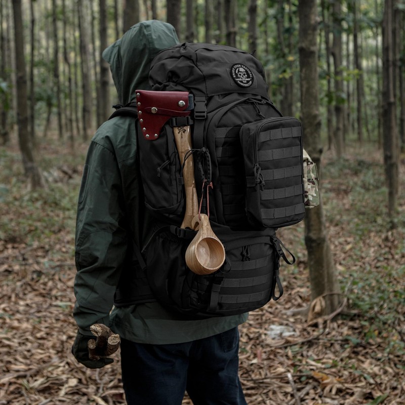 Mardingtop Molle Tactical Belt Bag, Multi-Chamber Tool Bag for Outdoor
