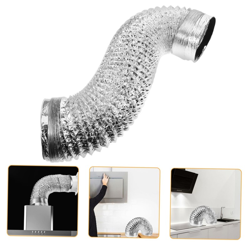COHEALI Flexible Exhaust Hose for Stove Foil Chimney Flue Durable