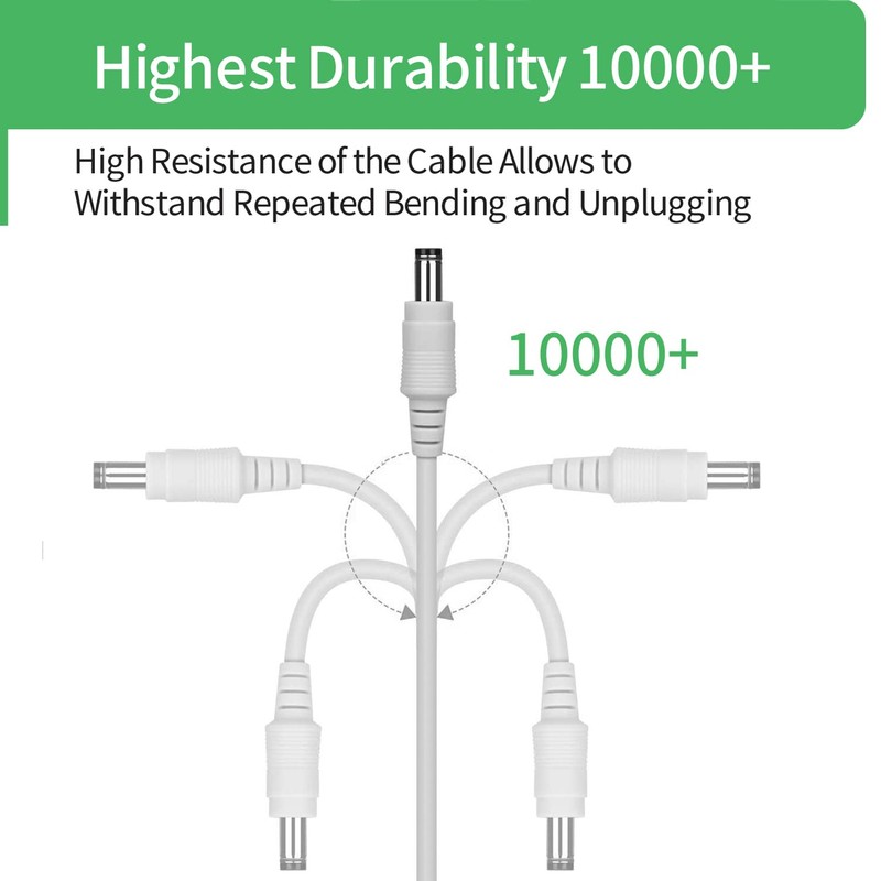 Security-01 33FT 10M DC Power Extension Cable for Security Camera