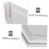 KONTONTY Gutter Parts Accessories Gutter End Caps Downspout End Cover