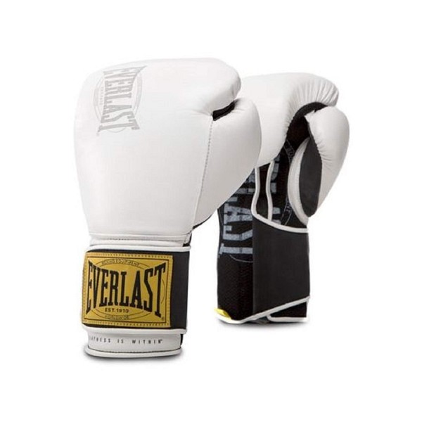 Everlast P00001712 1910 Classic Training Glove White 16OZ