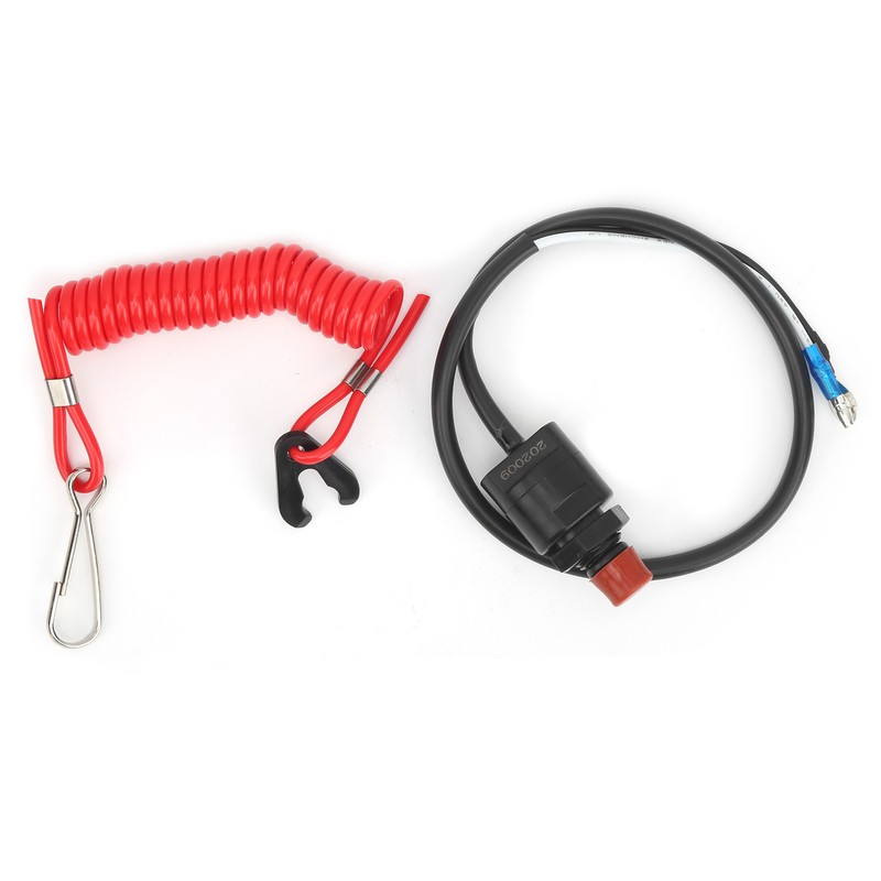 Emergency Stop Switch Safety Tether 6E9-82575-09 Fit for Yamaha Outboard