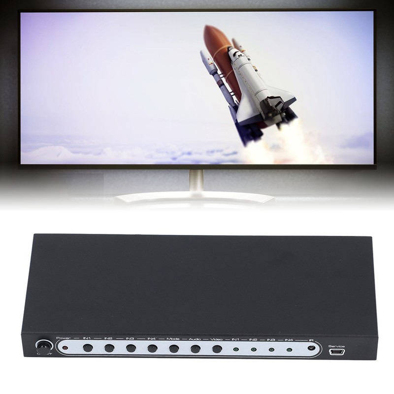 HD Multimedia Interface Quad Multi Viewer Switch 4 in 1