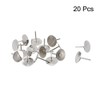 sourcing map Upholstery Nails 19 mm x 23 mm Flat