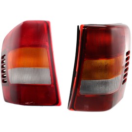 Garage-Pro Tail Light Lens and Housing Compatible with 2002-2004 Jeep Grand Cherokee From 11-2001, Set of 2, Driver and Passenger Side