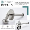 Vertical Toilet Paper Holder, Aomasi SUS304 Stainless Steel Toilet Tissue