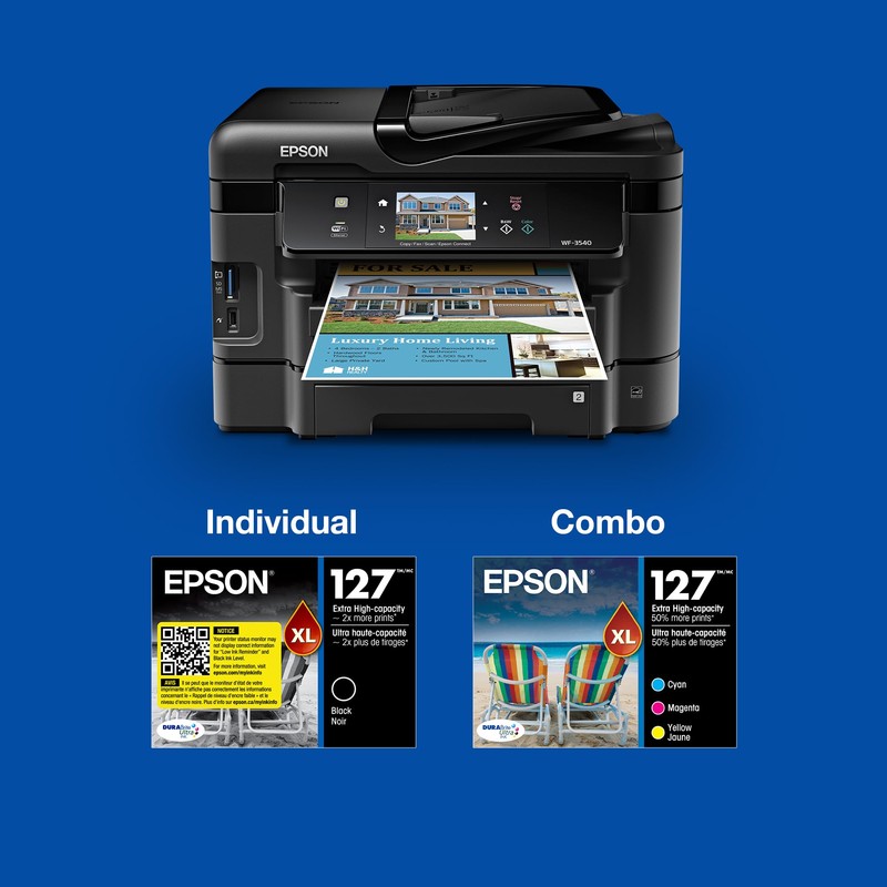 EPSON 127 DURABrite Ultra Ink Black & Color Combo Pack