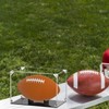 KJKVIVH Football Display Case Acrylic Football Holder with Lid and
