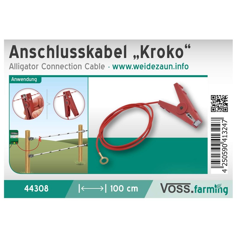Zen-Kat Fence connection cable EG-clip red