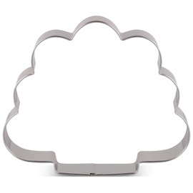 LILIAO Thanksgiving Front Facing Turkey Cookie Cutter - 4.1 x 3.4 inches - Stainless Steel