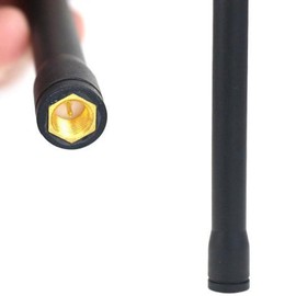 Fohevers 2-Pack Mini WiFi Antenna 433MHz Aerial SMA Male Connector 3DBi Small Omni-Directional Wifi Signal Antenna 90MM for Wireless Router