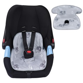 LITTOBEBE Piddle Pad, Car Seat Potty Training Protector, Baby Waterproof Car Seat Cover with Anti-Slip Backing, Machine Washable Liner for Toddler Carseat, Stroller (Gray)