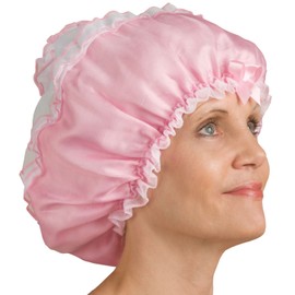 EasyComforts Satiny Sleep Cap Pink