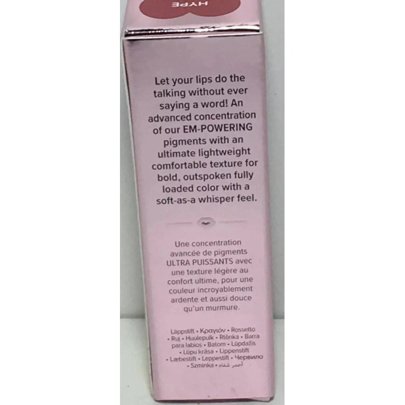 Too Faced Lady Bold Em Power Pigment Lipstick ~ 02