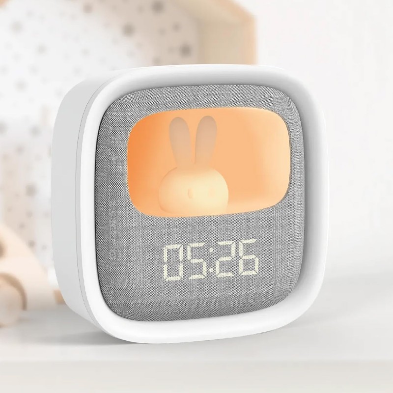 Pure FNL-06 Aurora LED Night Alarm Clock Square White Forever