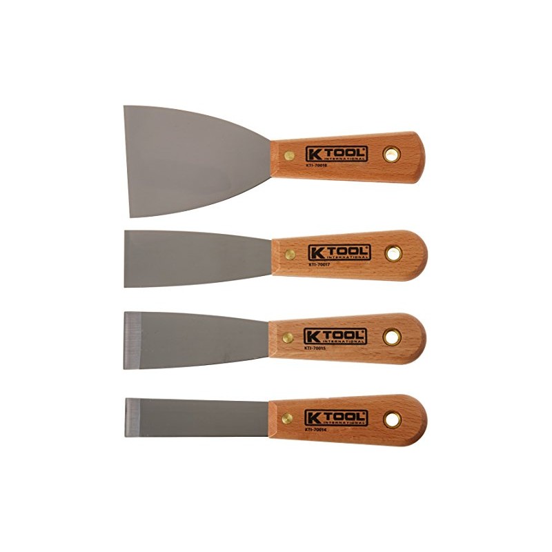 K Tool International 70004 Scraper Putty Knife Set for Garages,
