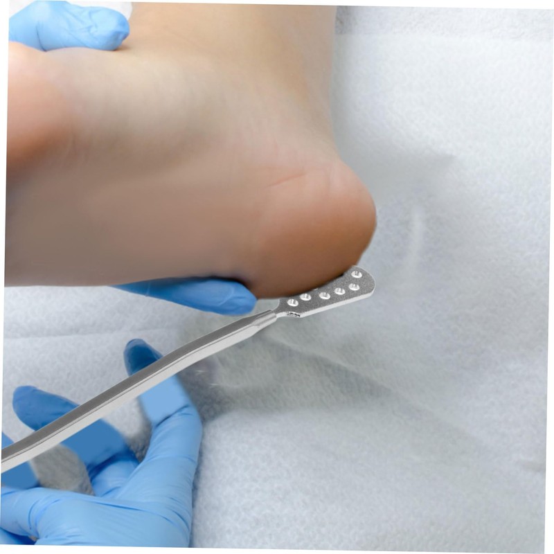 IWOWHERO Stainless Steel Double-headed Foot File for Callus Removal and