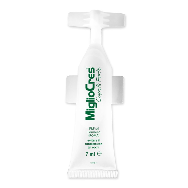 MiglioCres, Fiale Anticaduta Capelli, Rinforzante ed Energizzante, 15x7ml
