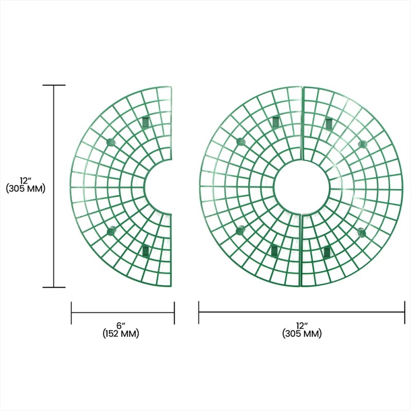 Zenport P309 Garden Supports Fruit and Vegetable Gardening, Green