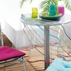 Linie Décor Garden Tischdecke, PVC, weiß, 180 cm Durchmesser