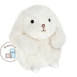 Bunny Stuffed Animal, Microwavable Heating pad for Anxiety Relief, Rabbit Plush for Bedtime, Cuddle, Companion, Warmer plushies, Stress Relief Packages for Women & Girls, Unscented, 8inch, 1.3 lbs