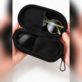 Hard Shell Sunglasses Case for Everyday Eyewear Storage – Portable Protective Design for Travel, Bags and Daily Organization