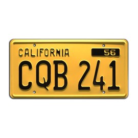 Christine | CQB 241 | Metal Stamped License Plate