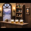 5Pcs Mini Beer Cups, Realistic Resin Dollhouse Barware for DIY