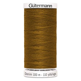 Denim Sewing Thread, Dark Gold, One Size, Gut_700160_2040-1