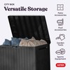 Keter City 30 Gallon Resin Outdoor Storage Box and Patio