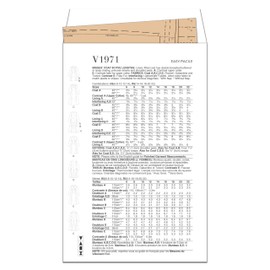 Vogue Misses' Lined and Fitted Coat Sewing Pattern Kit, Design Code V1971, 6-8-10-12-14, Multicolor