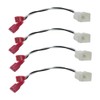 JRSHOME 2Pcs Front Dash Tweeters Speaker Wiring Harness Adapter Connector