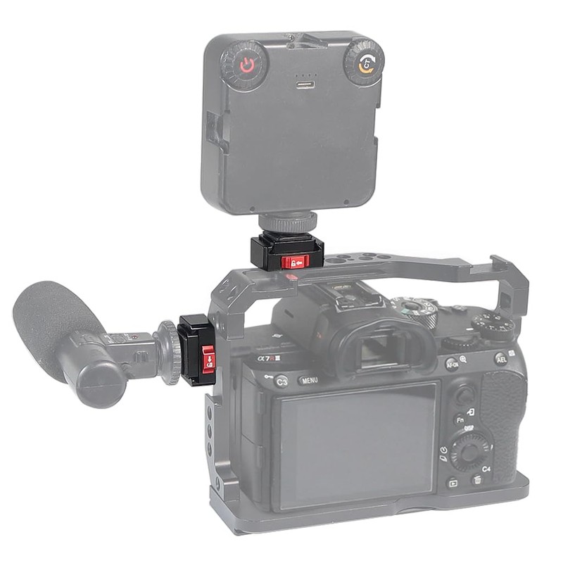 CS PRIORITY Camera Quick Release Plate, 1/4" Screw, Anti-Shake V